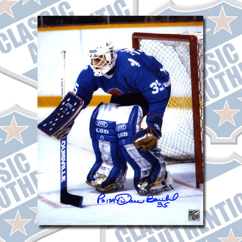 DAN BOUCHARD Quebec Nordiques autographed 8x10 photo (#2663)