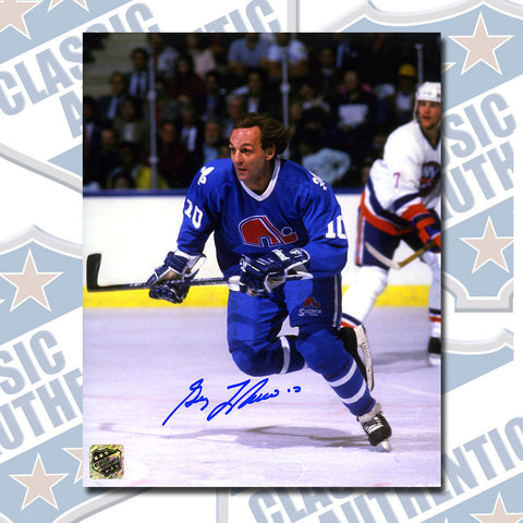 GUY LAFLEUR Quebec Nordiques autographed 8x10 photo (#3210)