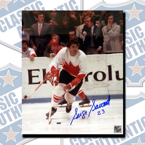 SERGE SAVARD Team Canada autographed 8x10 photo (#3226)