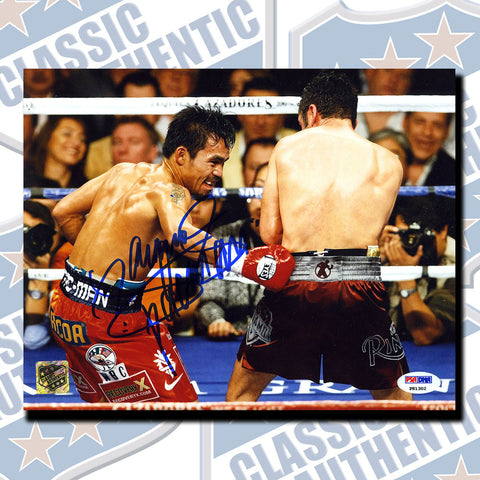 MANNY PACQUIAO autographed 8x10 photo PSA (#3279)