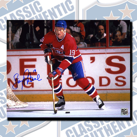 LARRY ROBINSON Montreal Canadiens autographed 8x10 photo (#3301)