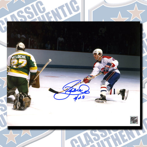 PIERRE LAROUCHE Montreal Canadiens Autographed 8x10 (#3426)