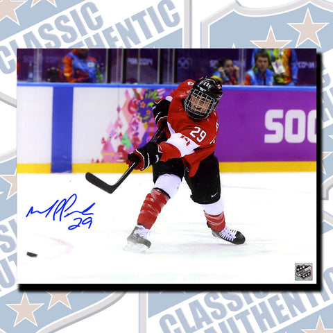 MARIE-PHILIP POULIN Team Canada Autographed 8x10 (#3430)