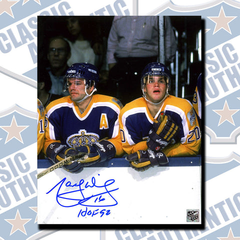 MARCEL DIONNE Los Angeles Kings autographed 8x10 photo w/HOF (#3433)
