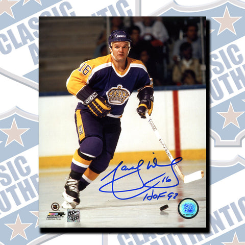 MARCEL DIONNE Los Angeles Kings autographed 8x10 photo w/HOF (#3437)