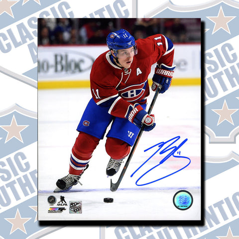 BRENDAN GALLAGHER Montreal Canadiens autographed 8x10 photo (#3486)