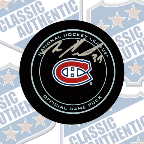 MIKE CONDON Montreal Canadiens Autographed Official Game Puck (#3515)