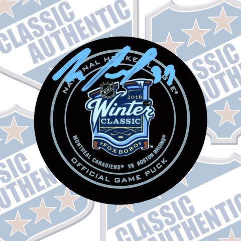 MIKE CONDON 2016 Winter Classic Autographed Official Game Puck (#3500)