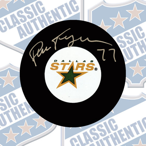 PIERRE TURGEON Dallas Stars Autographed Puck (#3518)