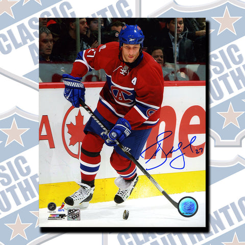 ALEX KOVALEV Montreal Canadiens autographed 8x10 photo (#3528)