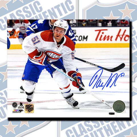 DAVID DESHARNAIS Montreal Canadiens autographed 8x10 photo (#3533)