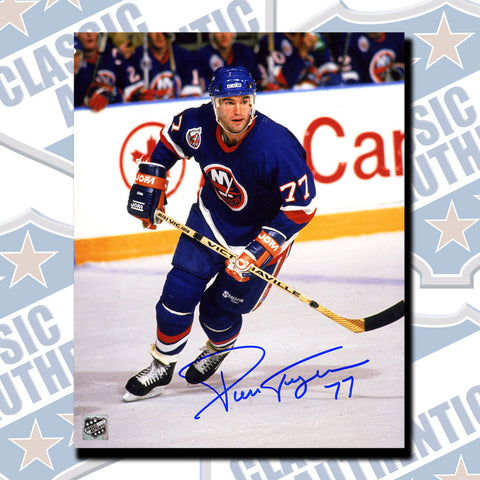 PIERRE TURGEON New York Islanders autographed 8x10 photo (#3539)
