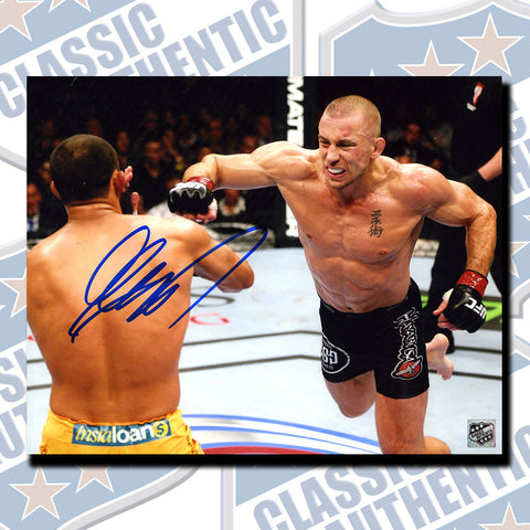 GEORGE ST-PIERRE "GSP" autographed 8x10 photo (#3540)