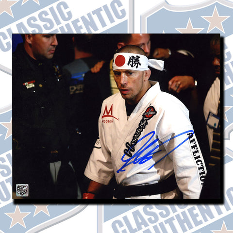 GEORGE ST-PIERRE "GSP" autographed 8x10 photo (#3541)