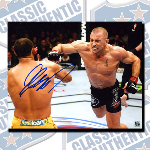 GEORGE ST-PIERRE "GSP" autographed 11x14 photo (#3562)