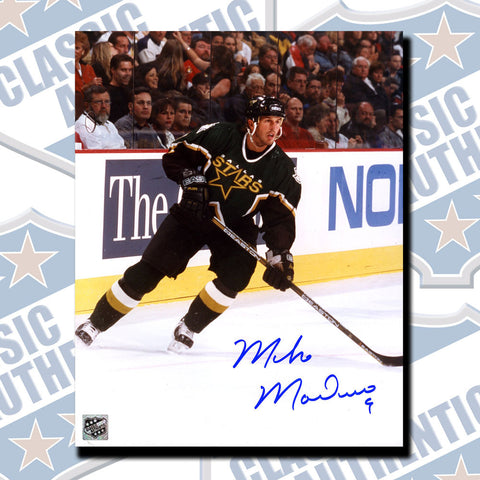 MIKE MODANO Dallars Stars autographed 8x10 photo (#3585)