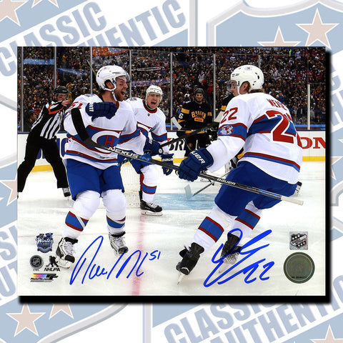 DAVID DESHARNAIS & DALE WEISE 2016 Winter Classic Montreal Canadiens Autographed 8x10 photo (#3604)