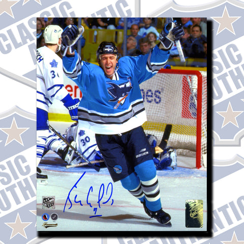 BERNIE NICHOLLS San Jose Sharks  8x10 photo (#3736)