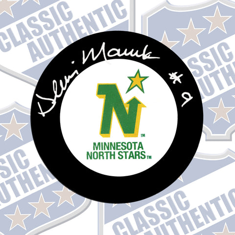 DENNIS MARUK Minnesota North Stars autographed puck (#3753)