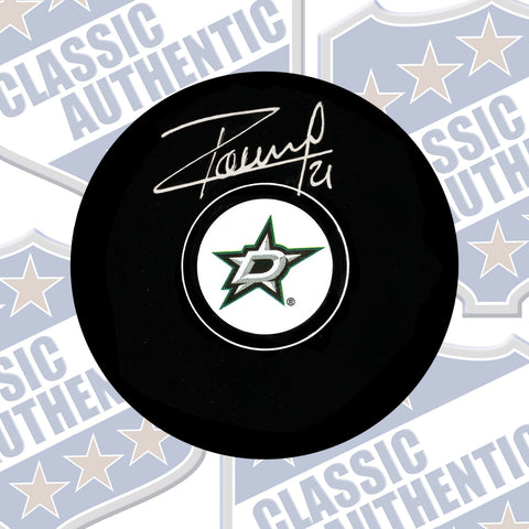 ANTOINE ROUSSEL Dallas Stars Autographed Puck (#3760)