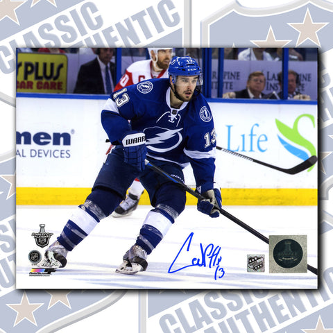 CEDRIC PAQUETTE Tampa Bay Lightning autographed 8x10 photo (#3765)