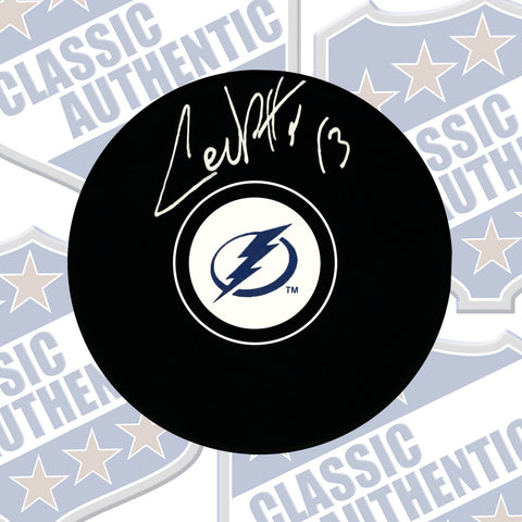 CEDRIC PAQUETTE Tampa Bay Lightning autographed puck (#3769)
