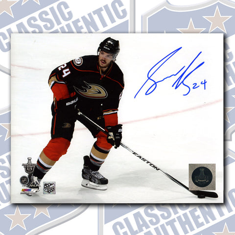 SIMON DESPRES Anaheim Ducks autographed 8x10 photo (#3776)