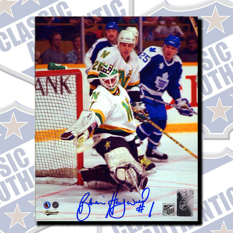 BRYAN HAYWARD Minnesota North Stars autographed 8x10 photo (#3785)