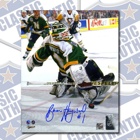 BRYAN HAYWARD Minnesota North Stars autographed 8x10 photo (#3787)
