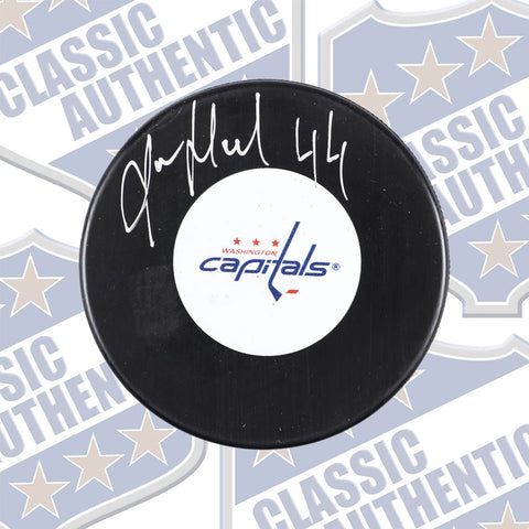 ROMAN HAMRLIK Washington Capitals autographed puck (#707)