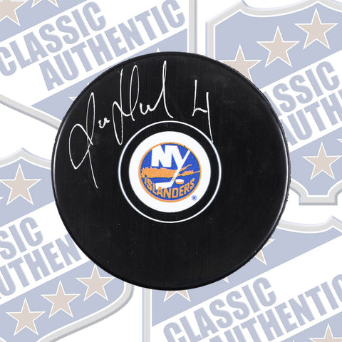 ROMAN HAMRLIK New York Islanders autographed puck (#713)