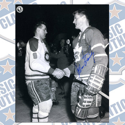 ALLAN STANLEY Toronto Maple Leafs autographed 8x10 photo  (#220)