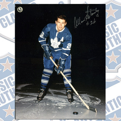 ALLAN STANLEY Toronto Maple Leafs autographed 8x10 photo  (#946)
