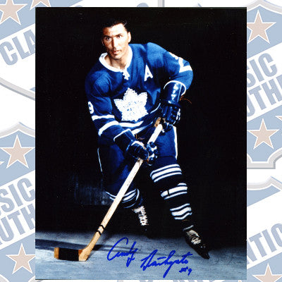 ANDY BATHGATE Toronto Maple Leafs autographed 8x10 photo (#255)