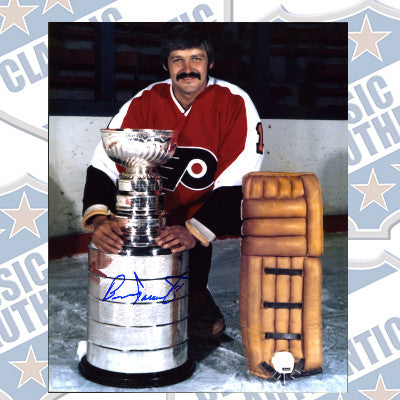 BERNARD BERNIE PARENT Philadelphia Flyers autographed 8x10 photo (#419)