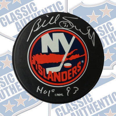 BILLY SMITH New York Islanders autographed puck (#716)