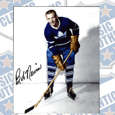 BOB NEVIN Toronto Maple Leafs autographed 8x10 photo (#924)