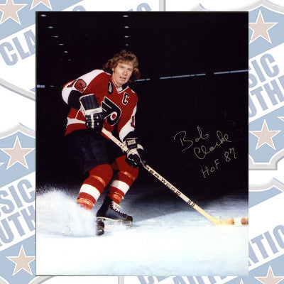 BOBBY CLARKE Philadelphia Flyers autographed 8x10 photo (#135)