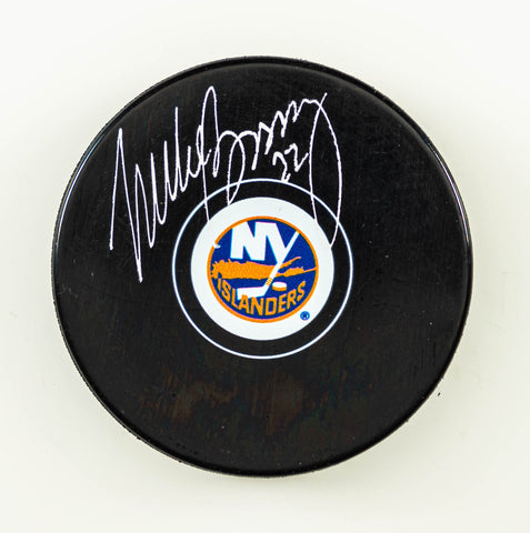 MIKE BOSSY New York Islanders Autographed Puck (#3396)