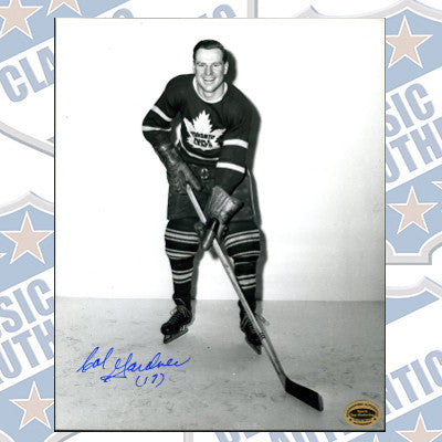 CAL GARDNER Toronto Maple Leafs autographed 8x10 photo (#178)