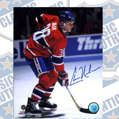 CHRIS NILAN Montreal Canadiens autographed 8x10 photo (#2831)