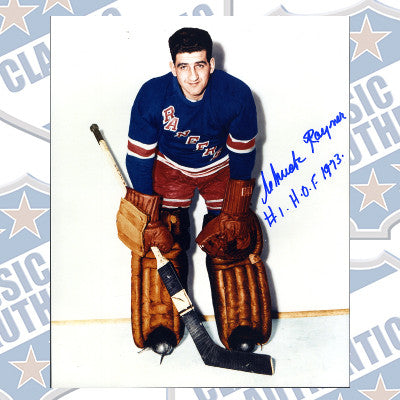 CHUCK RAYNER New York Rangers autographed 8x10 photo (#239)