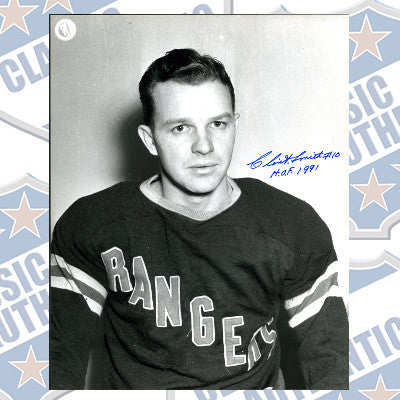 CLINT SMITH New York Rangers autographed 8x10 photo  (#225)