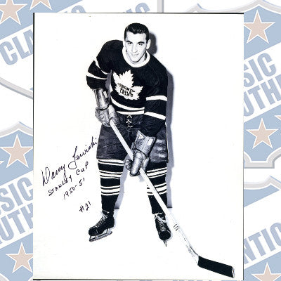 DANNY LEWICKI Toronto Maple Leafs autographed 8x10 photo (#468)