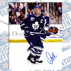 Doug Gilmour Signed Toronto Maple Leafs Captain 8X10 Photo