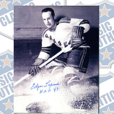 EDGAR LAPRADE New York Rangers autographed 8x10 photo (#435)