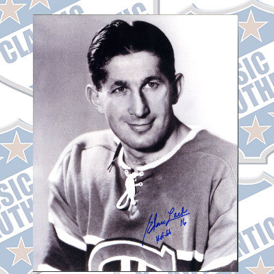ELMER LACH Montreal Canadiens autographed 8x10 photo (#430)
