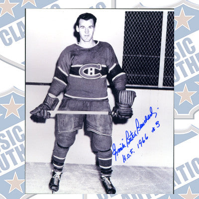 EMILE BUTCH BOUCHARD Montreal Canadiens autographed 8x10 photo (#254)