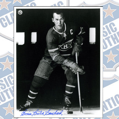 EMILE BUTCH BOUCHARD Montreal Canadiens autographed 8x10 photo (#907)