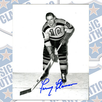 FERN FLAMAN Boston Bruins Autographed 8x10 (#163)